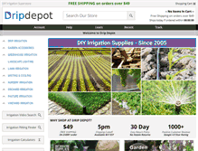 Tablet Screenshot of dripdepot.com